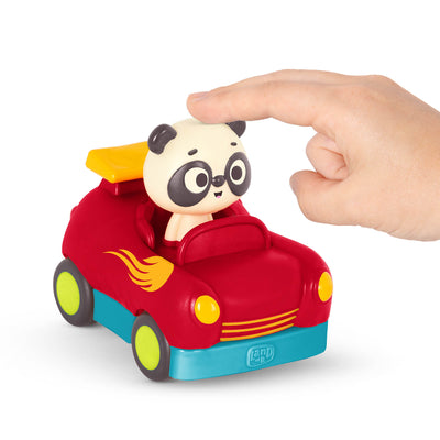 Land of B. Zdalnie sterowany samochód z pasażerem Pandą Riding Racers Bingo - 4kidspoint.pl