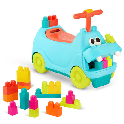 B.Toys Jeździk dla dzieci Hipcio z klockami