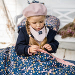 La Millou Apaszka dla dzieci Velvet Collection Dark Grey