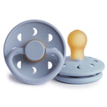 Frigg Smoczek kauczukowy okrągły Moon Powder Blue 0+