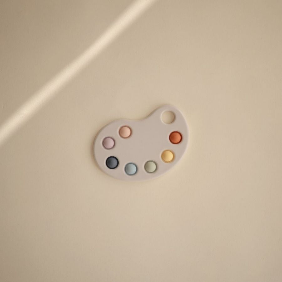 Mushie Zabawka sensoryczna Bąbelki do wyciskania Paleta Farb