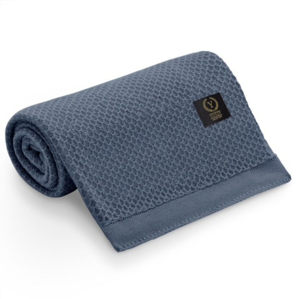 YOSOY Kocyk bambusowy CLOVER denim