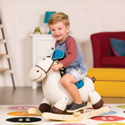 B. Toys Koń na biegunach pluszowy Rodeo Rocker Spotty