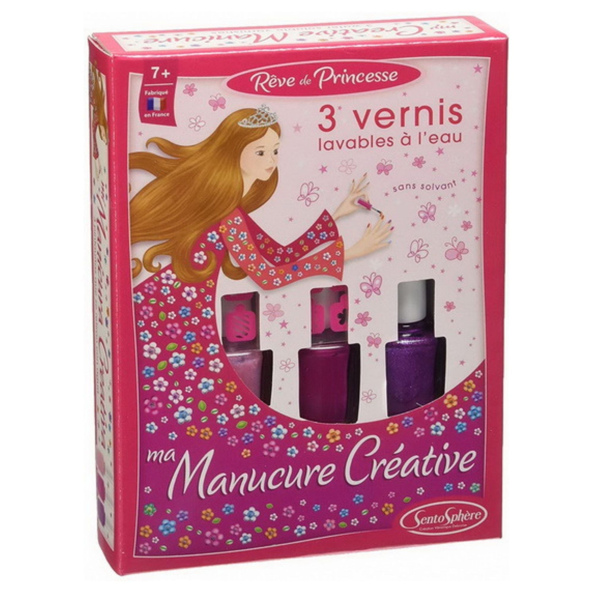 Sentosphere Zestaw kreatywny dla dziewczynki Manicure - 4kidspoint.pl