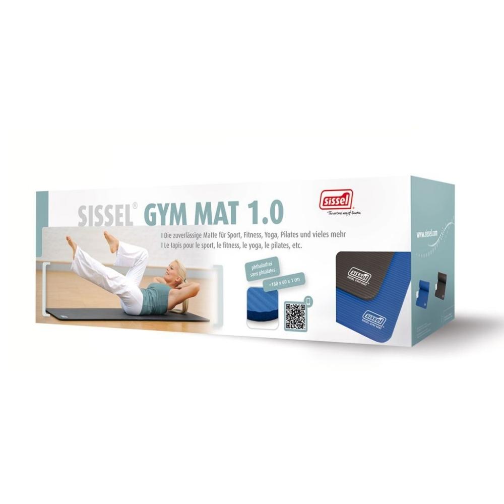 Sissel  Mata do ćwiczeń Gym Mat 180x60x1cm szary