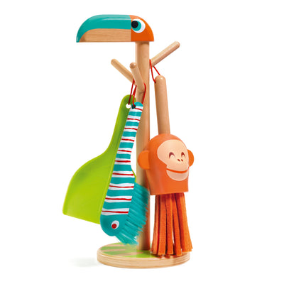 Djeco Drewniany zestaw do sprzątania Mister Clean - 4kidspoint.pl