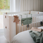 Frigg Smoczek kauczukowy okrągły Rope Blush 0+ - 4kidspoint.pl