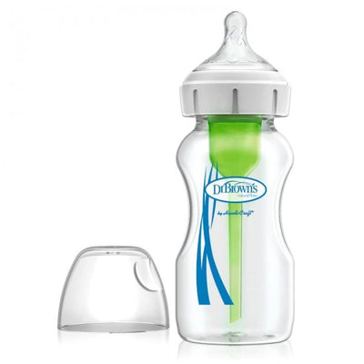 Dr Brown's Butelka do karmienia szklana 270ml szeroka szyjka Options+ - 4kidspoint.pl