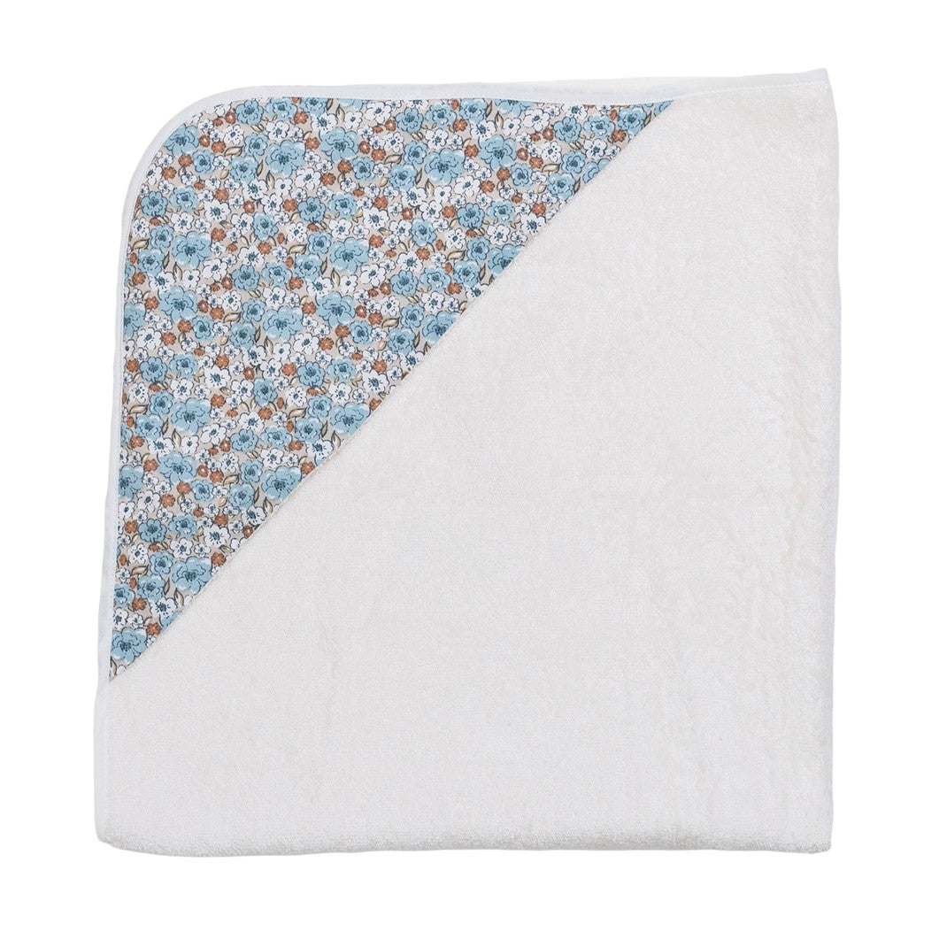 Bim Bla Bambusowy ręcznik dla niemowlaka z kapturkiem Amelie Blue