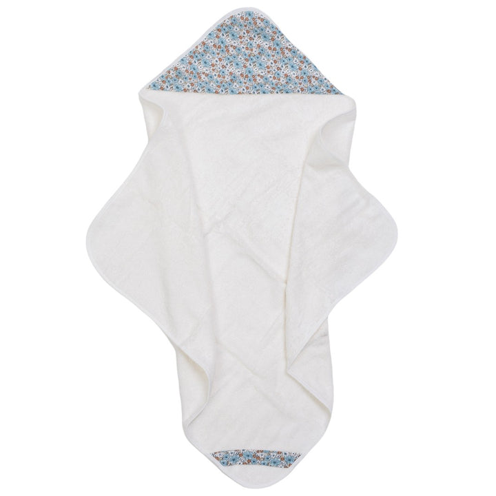 Bim Bla Bambusowy ręcznik dla niemowlaka z kapturkiem Amelie Blue