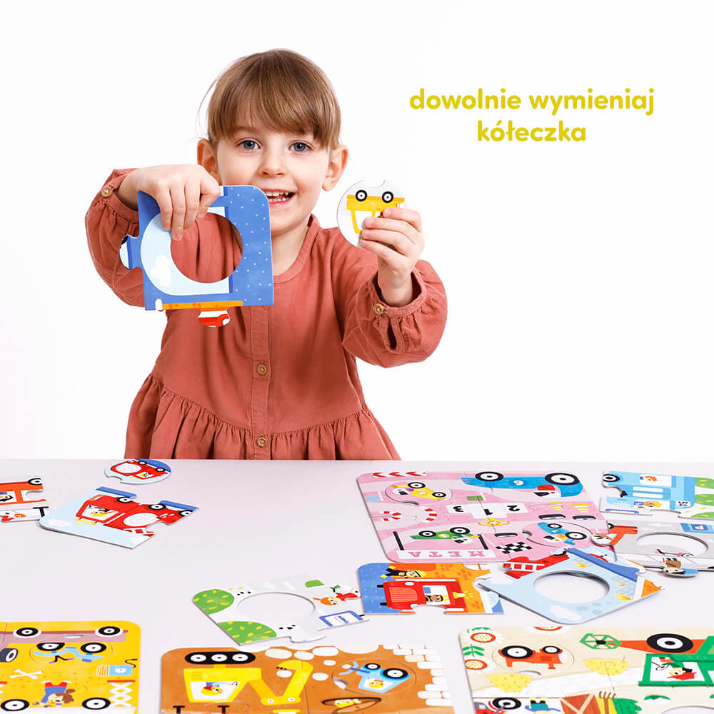 Czuczu Układanki z dziurką Pojazdy