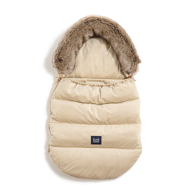 La Millou Śpiworek do wózka Aspen Winterproof Stroller Bag Combo Sand