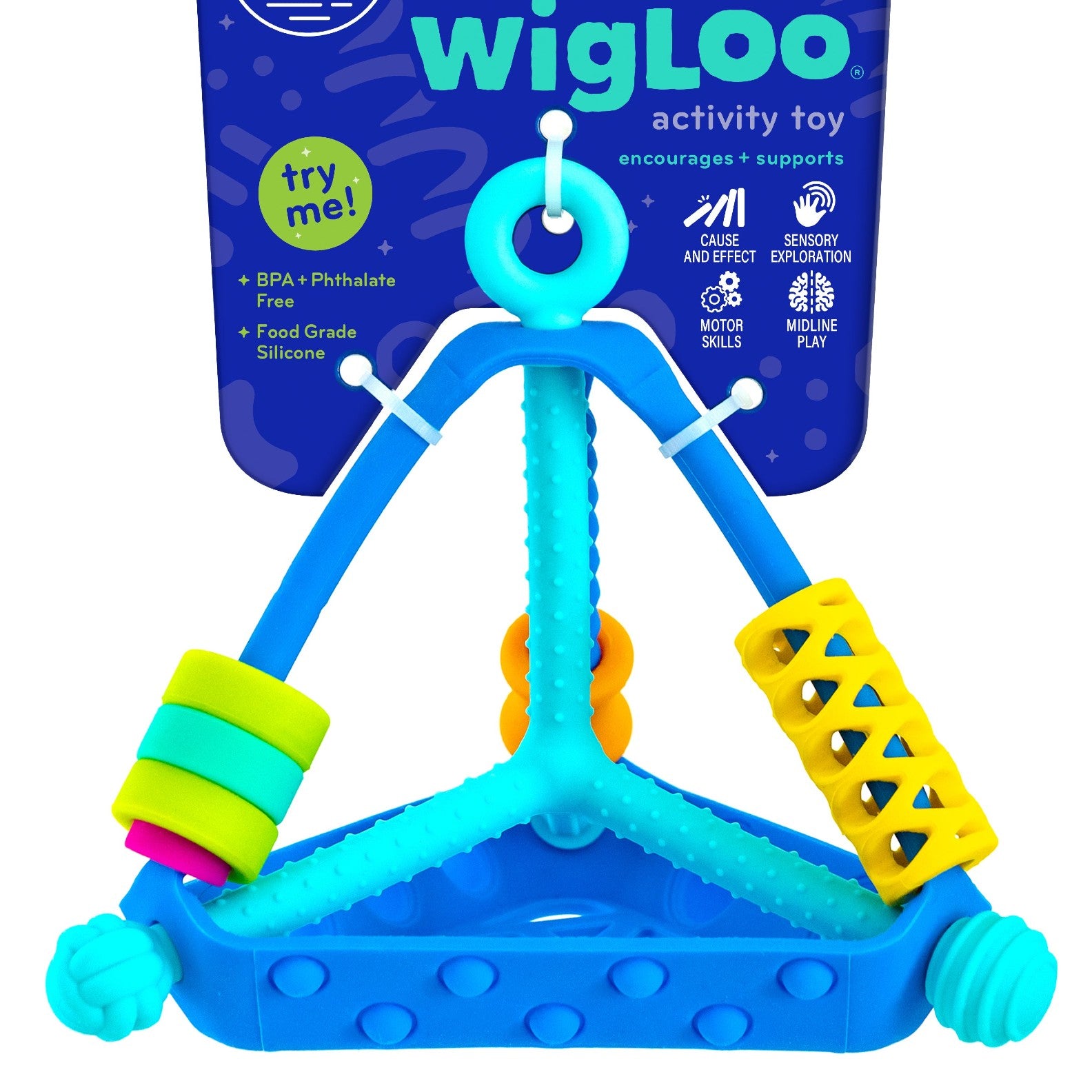 Mobi Zabawka sensoryczna Piramidka Wigloo