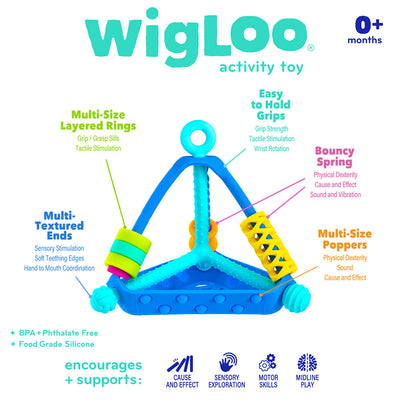 Mobi Zabawka sensoryczna Piramidka Wigloo