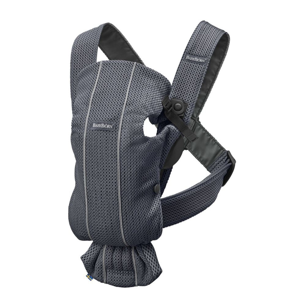 BABYBJORN Nosidełko dla niemowlaka MINI 3D Mesh Antracytowy
