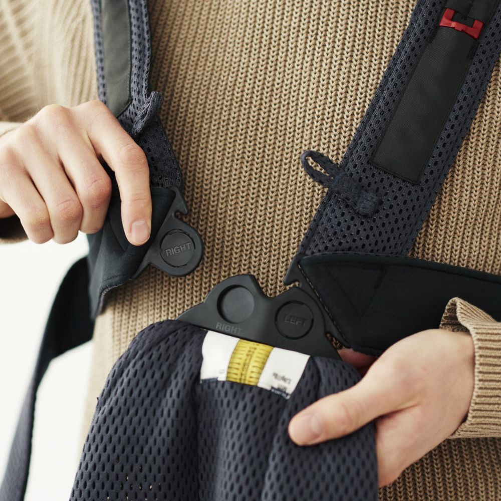 BABYBJORN Nosidełko dla niemowlaka MINI 3D Mesh Antracytowy