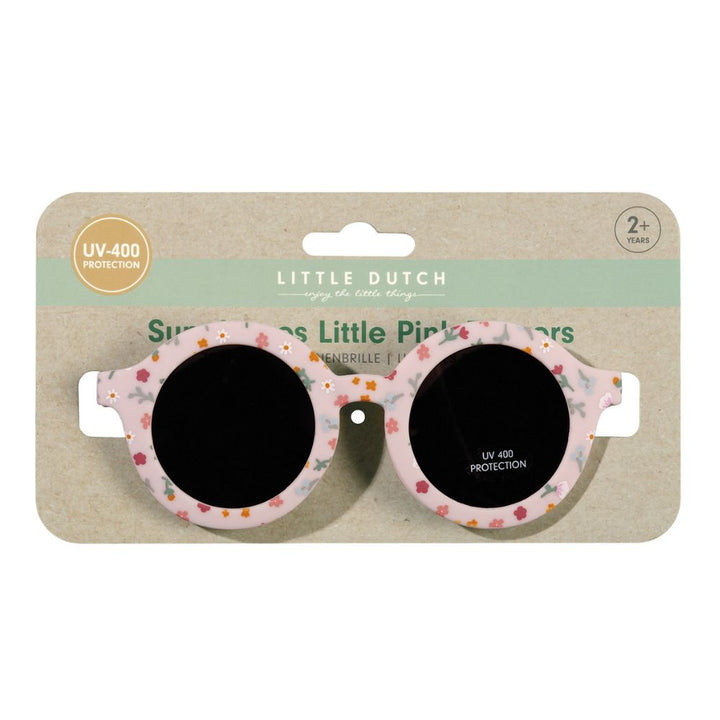 Little Dutch Okulary przeciwsłoneczne dla dzieci Little Pink Flowers 2-5 lat