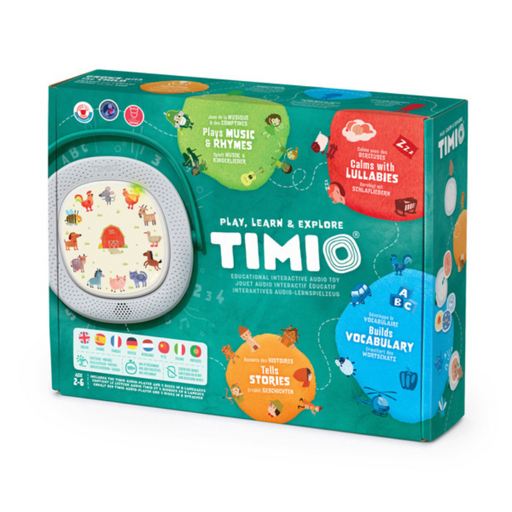 TIMIO Zestaw startowy zabawka interaktywna + 5 dysków