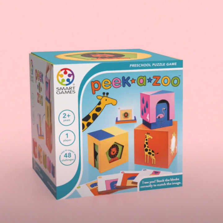 Smart Games Puzzle dla dzieci Peek-A-Zoo