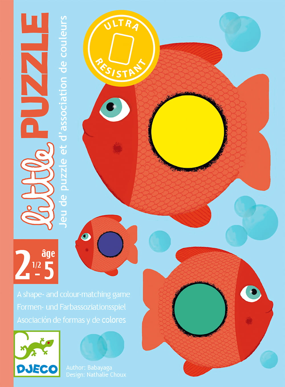 Djeco Gra karciana dla maluchów Little Puzzle - 4kidspoint.pl