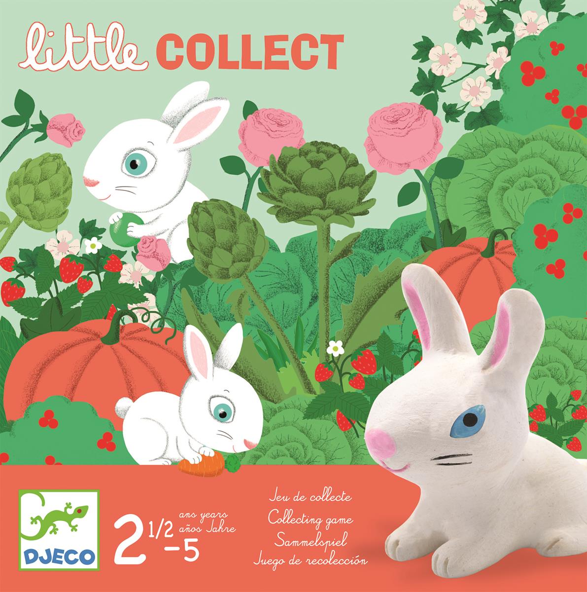 Djeco Gra planszowa dla najmłodszych Króliczki Little Collect - 4kidspoint.pl