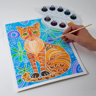 SentoSphere Zestaw artystyczny do malowania  Aquarellum Koty