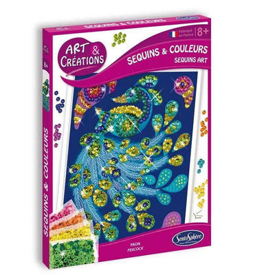 SentoSphere Zestaw kreatywny Paw cekiny - 4kidspoint.pl