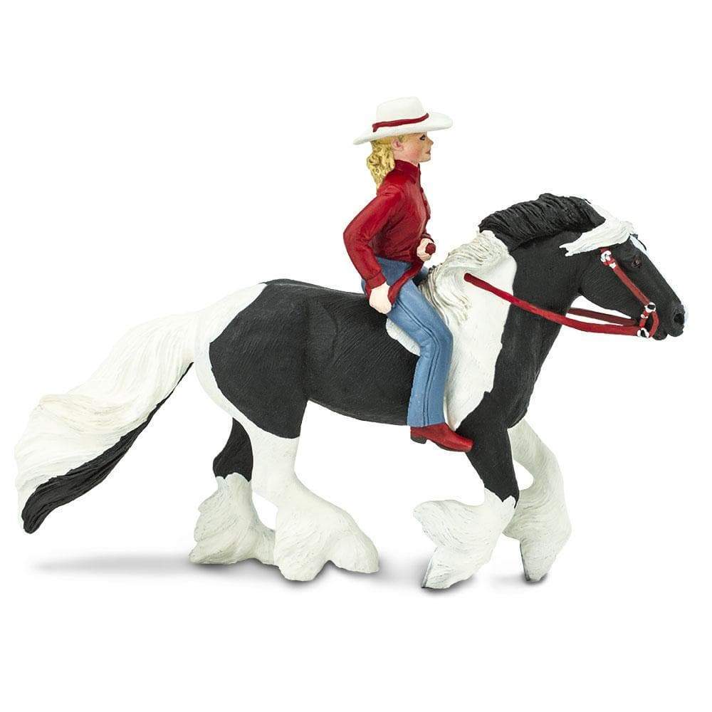 Safari Ltd Figurka Koń Tinker z jeźdźcem Audrey