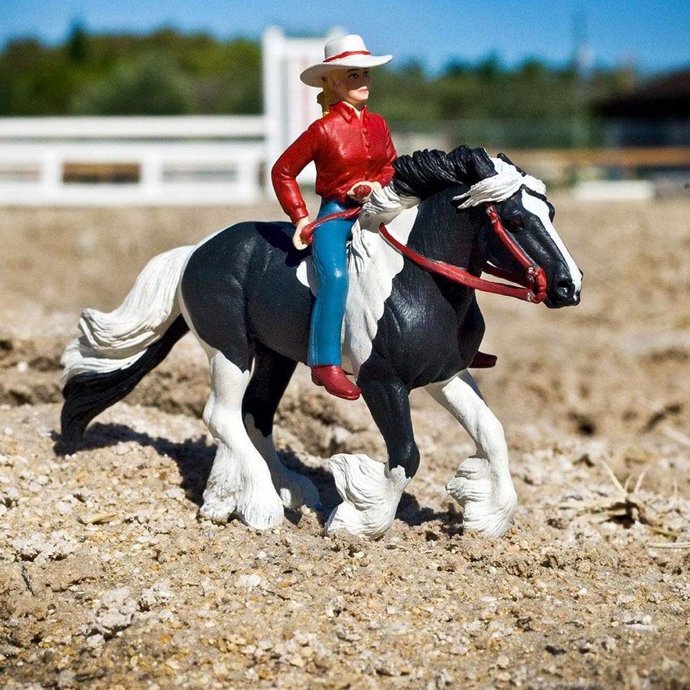 Safari Ltd Figurka Koń Tinker z jeźdźcem Audrey