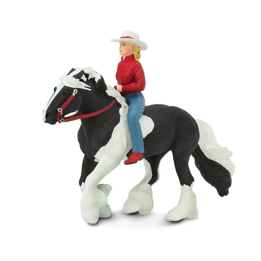 Safari Ltd Figurka Koń Tinker z jeźdźcem Audrey