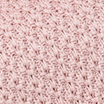 Memi Bambusowy kocyk powder pink chain 80x100 cm