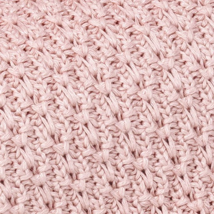 Memi Bambusowy kocyk powder pink chain 80x100 cm
