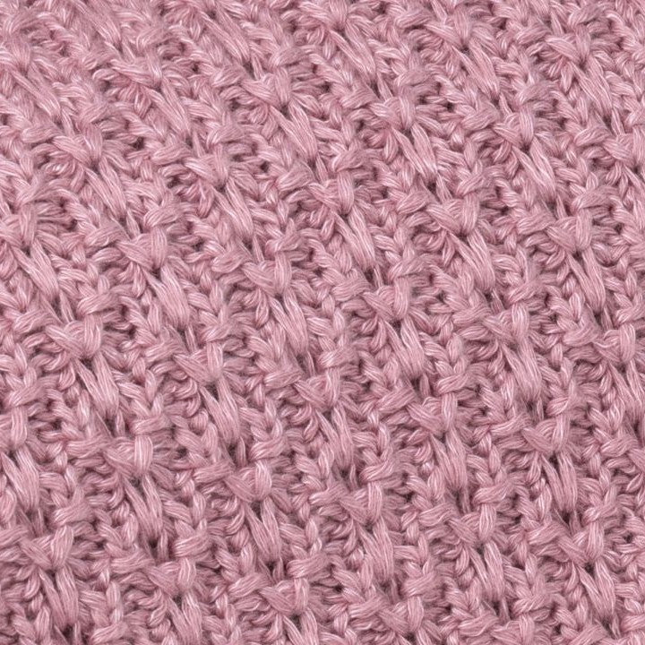 Memi Bambusowy kocyk vintage pink chain 80x100 cm