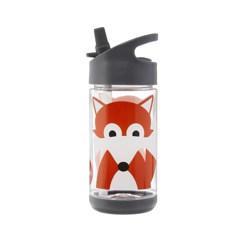 3 Sprouts Bidon tritanowy Lis Grey 350 ml - 4kidspoint.pl