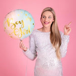 Party Deco  Balon baby shower foliowy Boy or Girl 35cm - 4kidspoint.pl