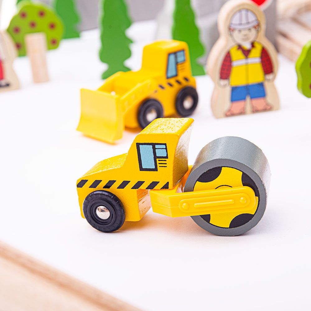 Bigjigs Toys Kolejka dla dzieci górska 112 elementów - 4kidspoint.pl