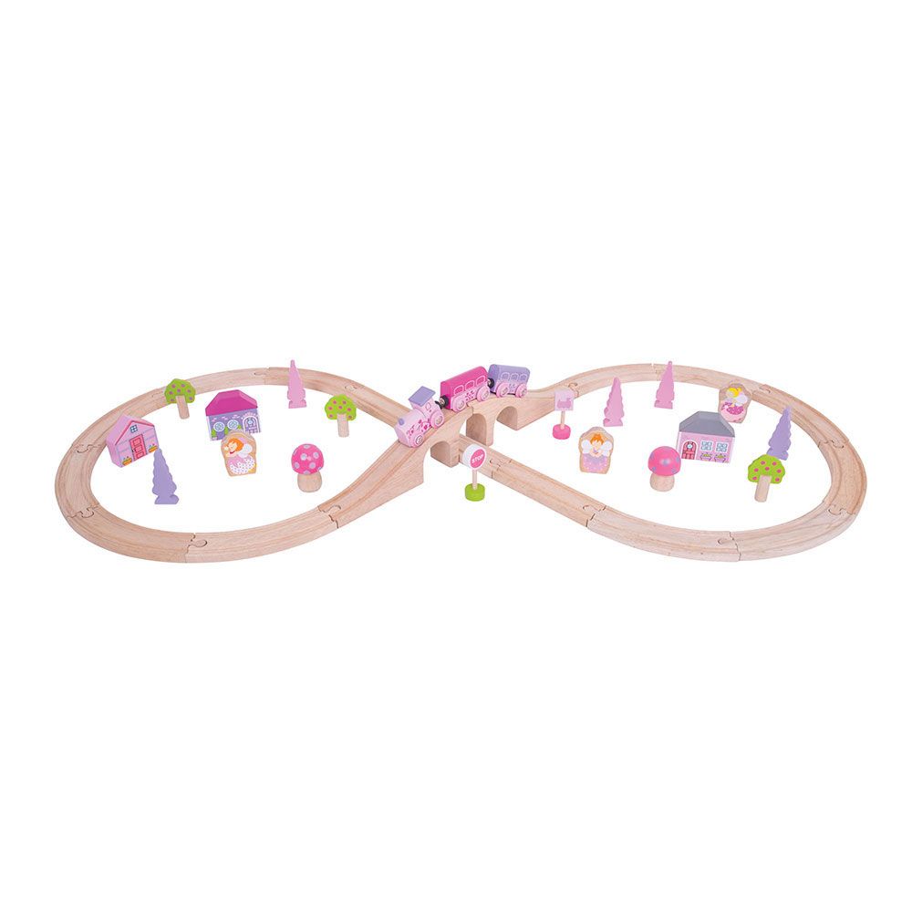 Bigjigs Toys Kolejka dla dzieci księżniczki 40 elementów - 4kidspoint.pl
