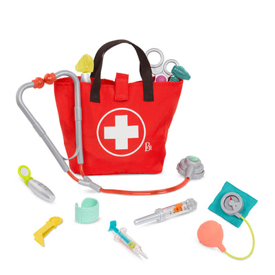 B.toys Zestaw małego lekarza w torbie Mini Doctor Care Kit - 4kidspoint.pl