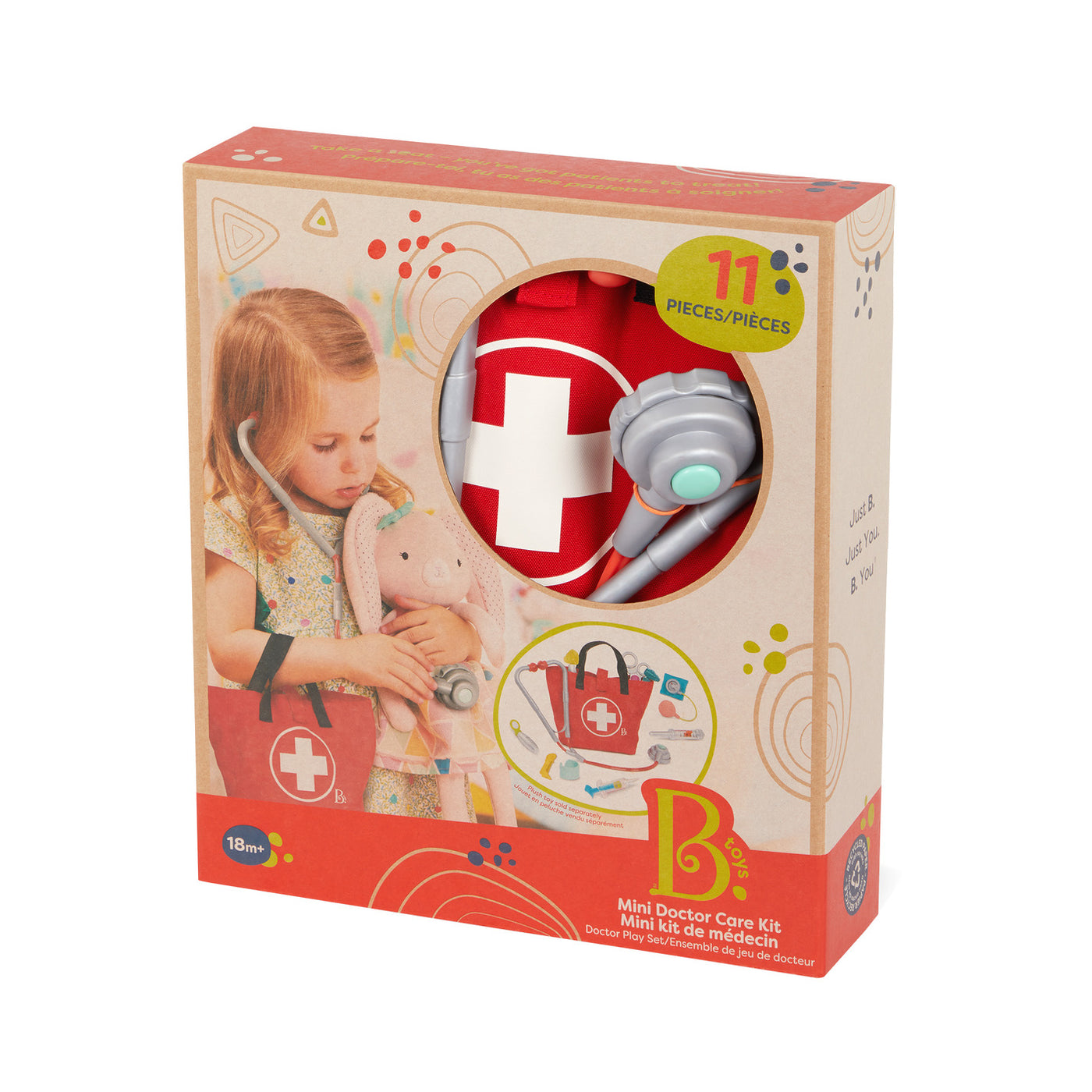 B.toys Zestaw małego lekarza w torbie Mini Doctor Care Kit - 4kidspoint.pl