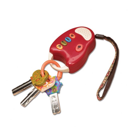 B. Toys Interaktywny zestaw kluczy do auta czerwony