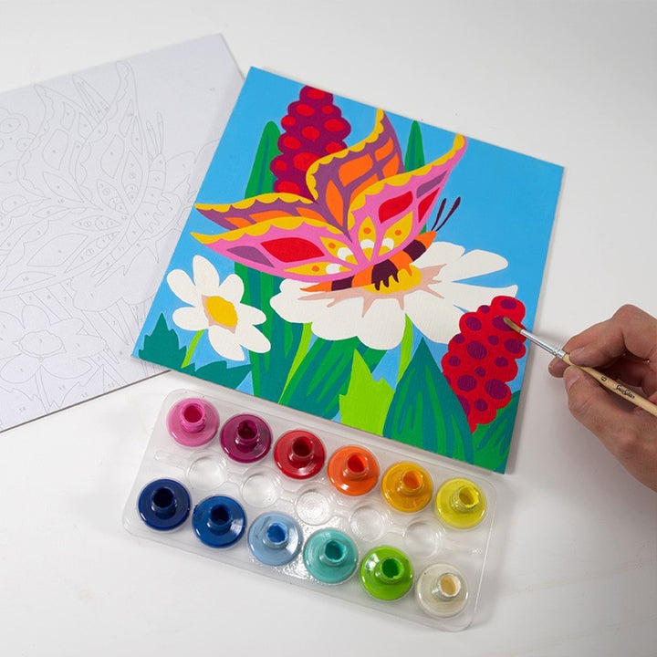 Sentosphere Zestaw kreatywny Malowanie po numerach Colorizzy Motyle