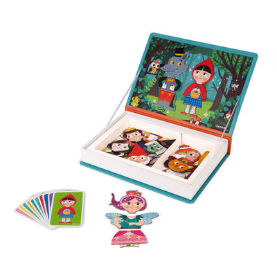 Janod Magnetyczna układanka Magnetibook   Świat baśni - 4kidspoint.pl