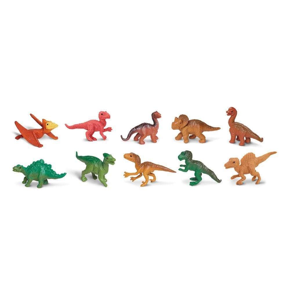Safari Ltd Figurki dinozaurów Zestaw figurek Montessori Dinozaury małe Tuba
