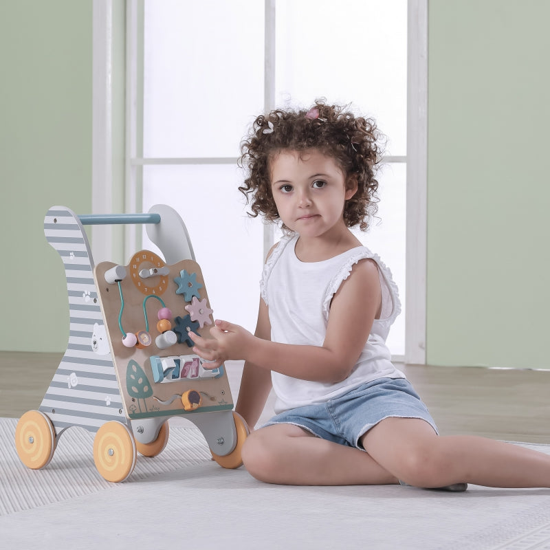 Viga Toys Drewniany Pchacz Edukacyjny dla dzieci