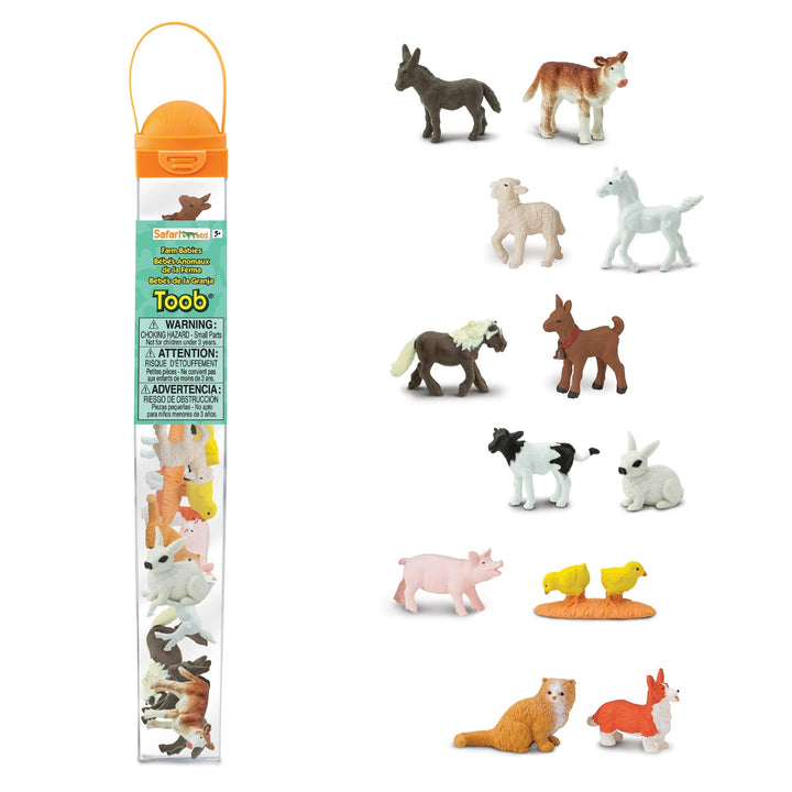 Safari Ltd Montessori Figurki zwierząt farma małe zwierzątka