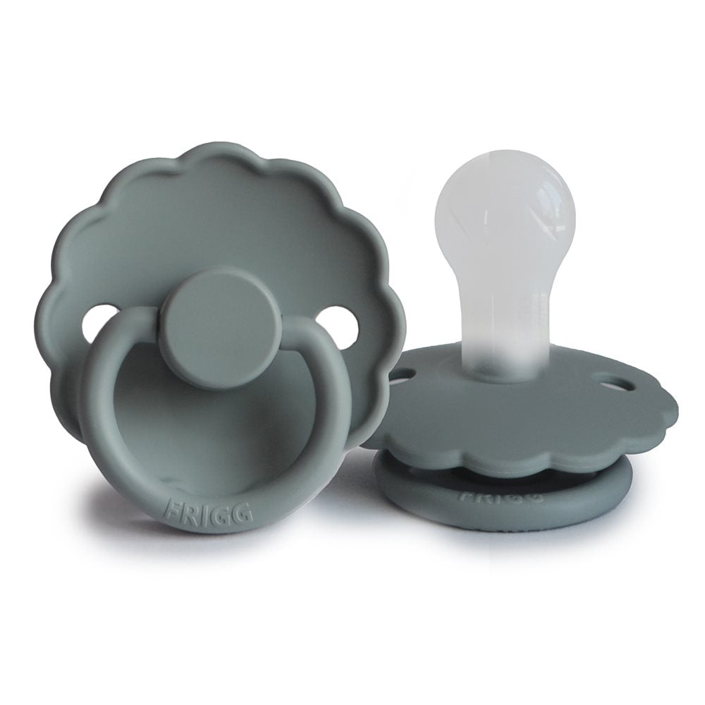 Frigg Smoczek dla niemowlaka silikonowy Daisy French Gray 0+