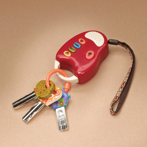 B. Toys Interaktywny zestaw kluczy do auta czerwony