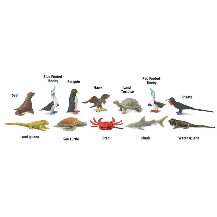 Safari Ltd Figurki zwierząt Zestaw figurek Montessori Zwierzęta wysp Galapagos Tuba