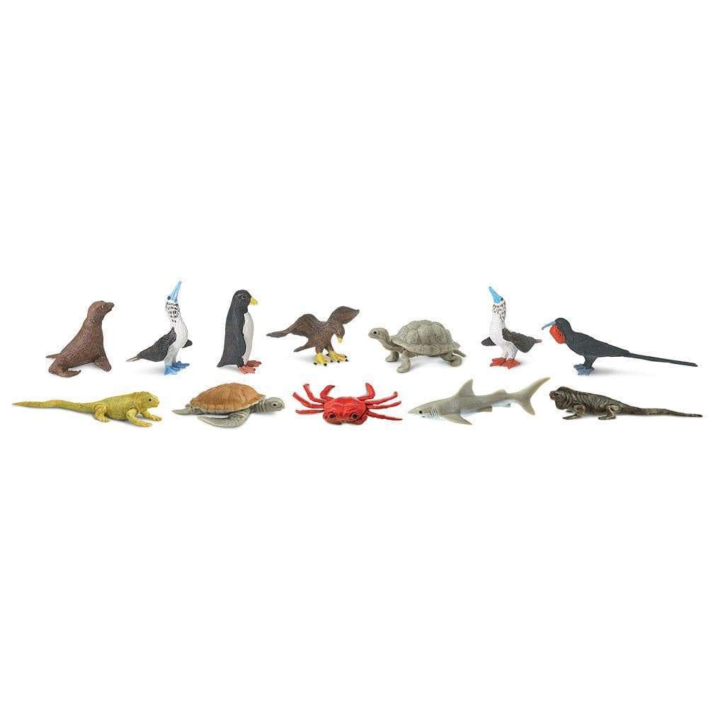 Safari Ltd Figurki zwierząt Zestaw figurek Montessori Zwierzęta wysp Galapagos Tuba