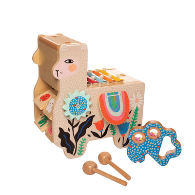 Manhattan Toy Instrumenty muzyczne dla dzieci Kostka edukacyjna Lama Lili